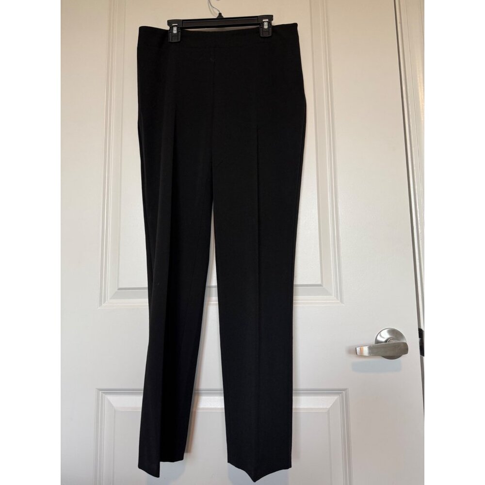 Talbots Womens Black Heritage Pants Size 6P Petite Professional Office Preppy
